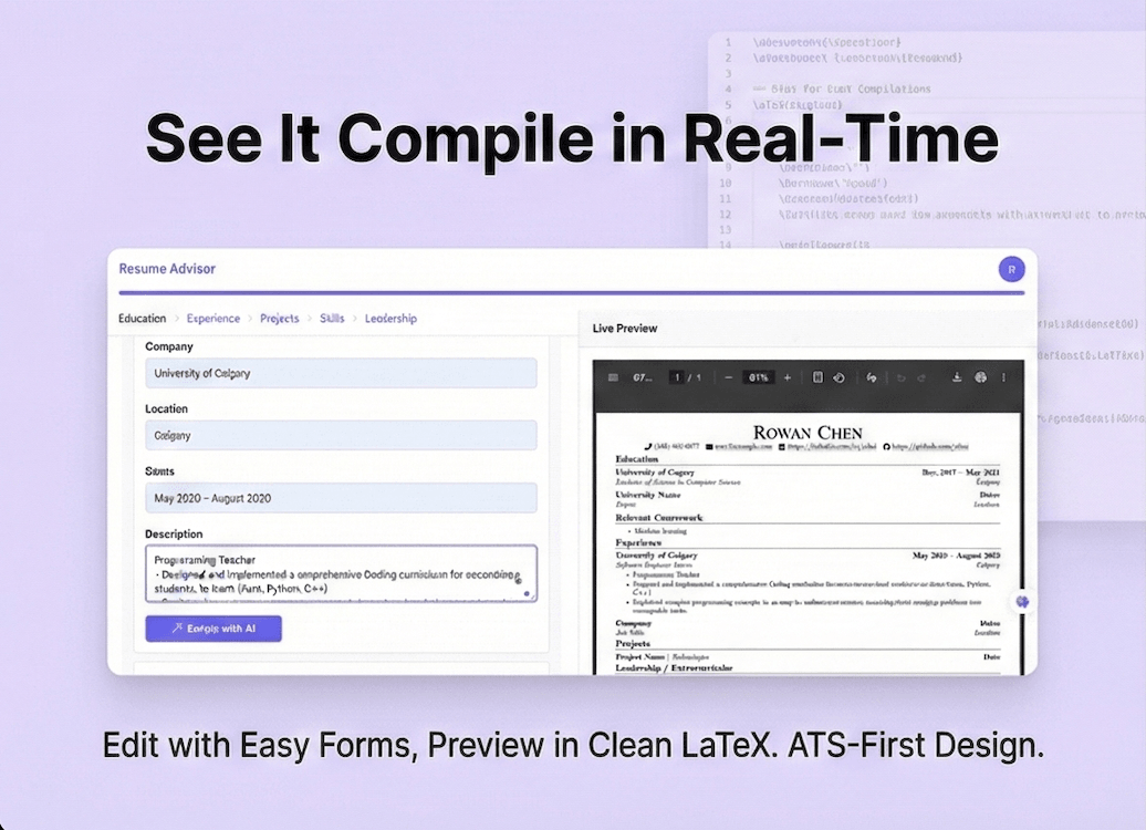 Resume Advisor Feature 4